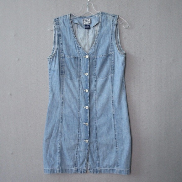 GAP Dresses Vintage 9s Y2k Gap Chambray Shirt Dress Poshmark